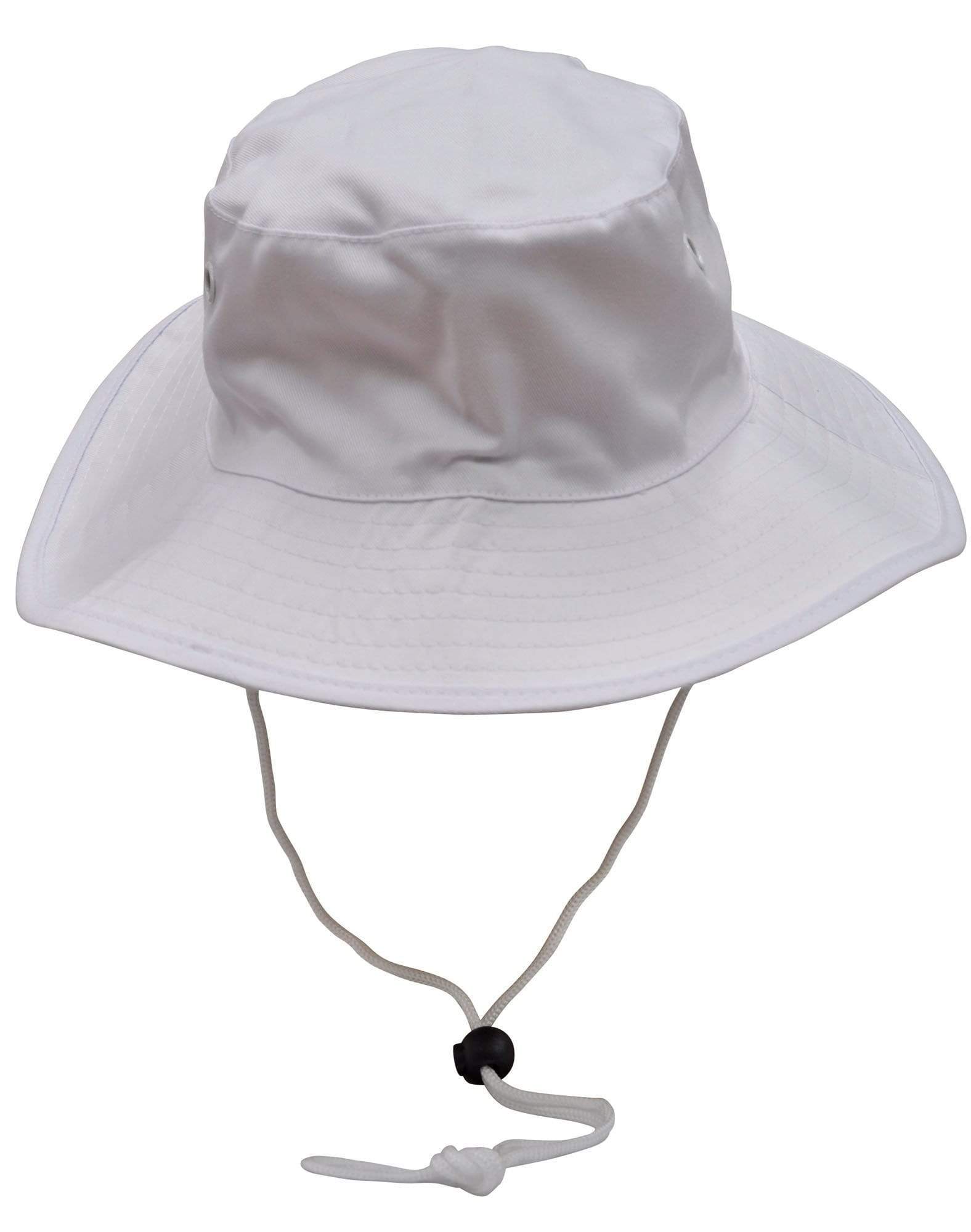 Surf Hat With Break-away Strap H1035 Active Wear Winning Spirit White S 